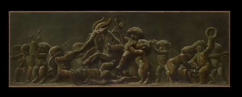 Infant Bacchanal Wall Art by Piat Joseph Sauvage - High-Resolution Digital Print