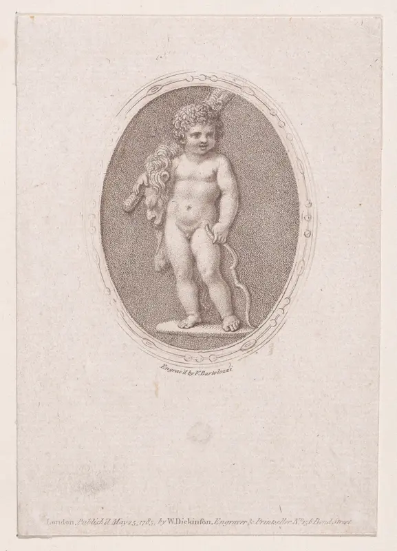Infant Hercules Wall Art by Francesco Bartolozzi - High-Resolution Digital Print