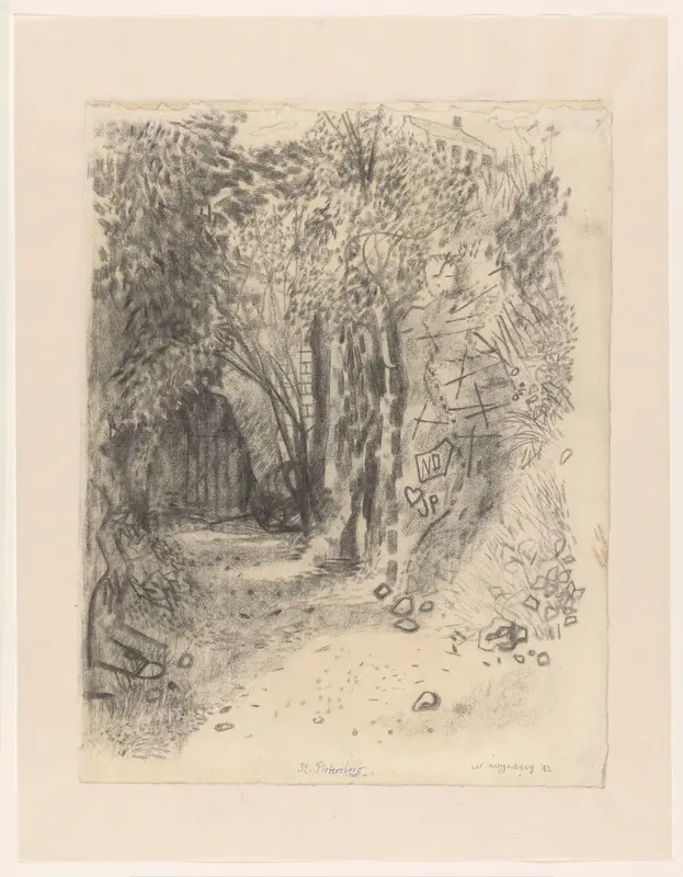 Ingang van een groeve te Sint-Pietersberg Wall Art by Unknown - High-Resolution Digital Print
