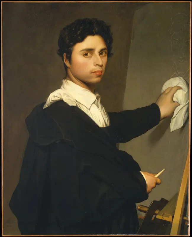 Ingres (1780–1867) as a Young Man Wall Art by Laurence-Augustine Jubé Héquet (Madame Héquet) - High-Resolution Digital Print