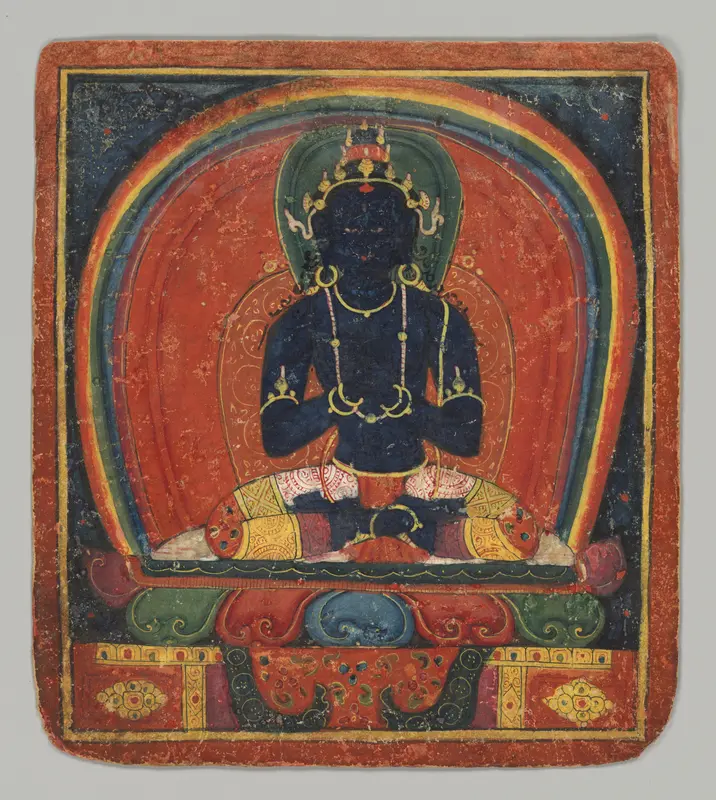 Initiation Card (Tsakalis): Samanthabhadri (Consort) Wall Art by Unknown - High-Resolution Digital Print