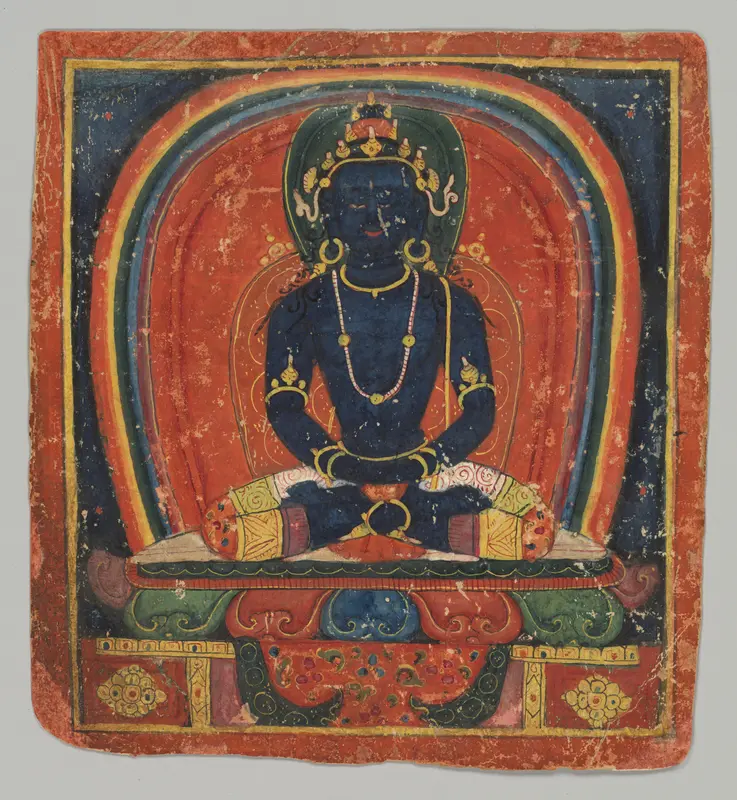 Initiation Card (Tsakalis): Samanthabhandra Wall Art by Unknown - High-Resolution Digital Print