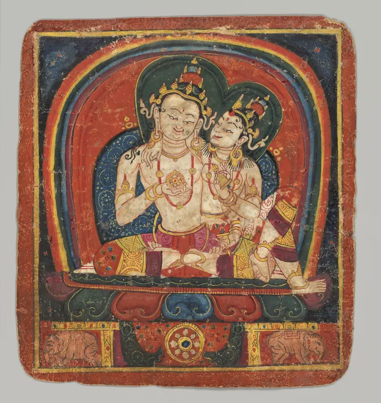 Initiation Card (Tsakalis): Vairochana Wall Art by Unknown - High-Resolution Digital Print