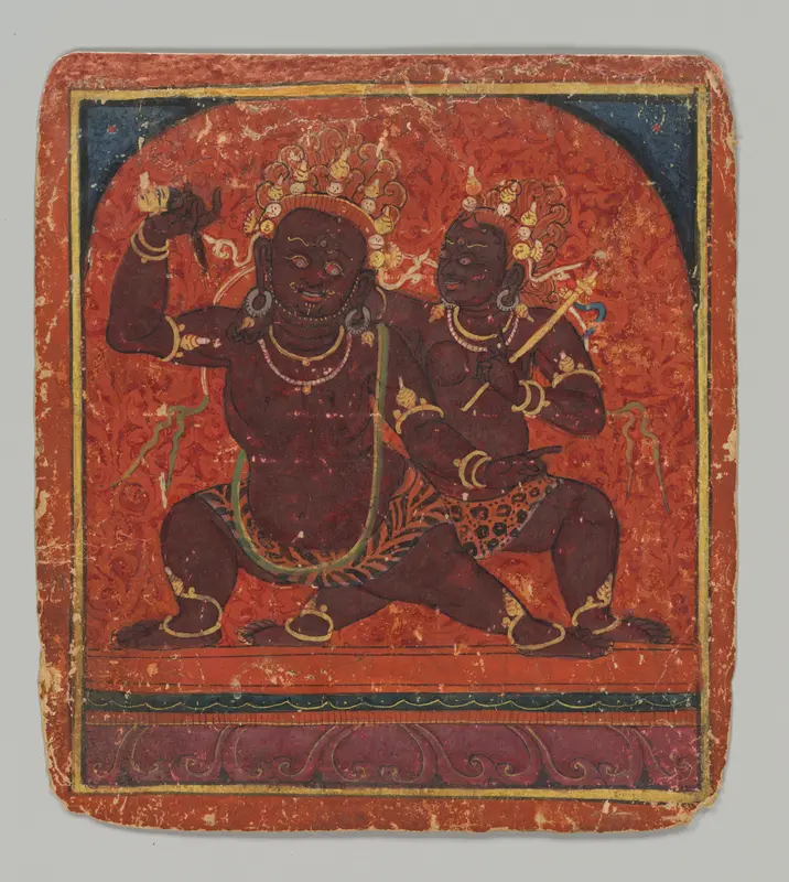 Initiation Card (Tsakalis): Yama Wall Art by Unknown - High-Resolution Digital Print