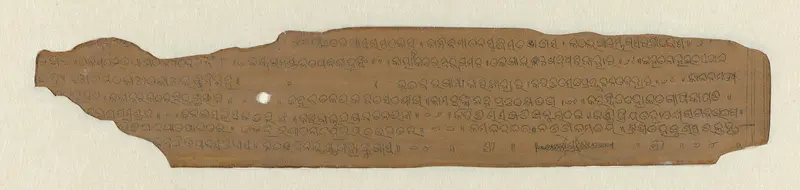 Inscriptie in Oriya schrift Wall Art by anonymous - High-Resolution Digital Print