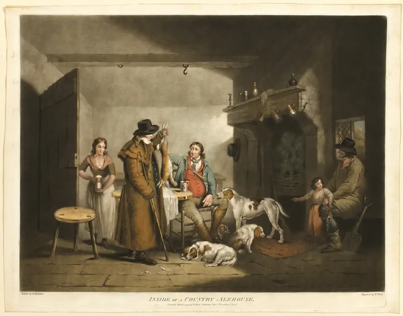 Inside of a Country Alehouse
