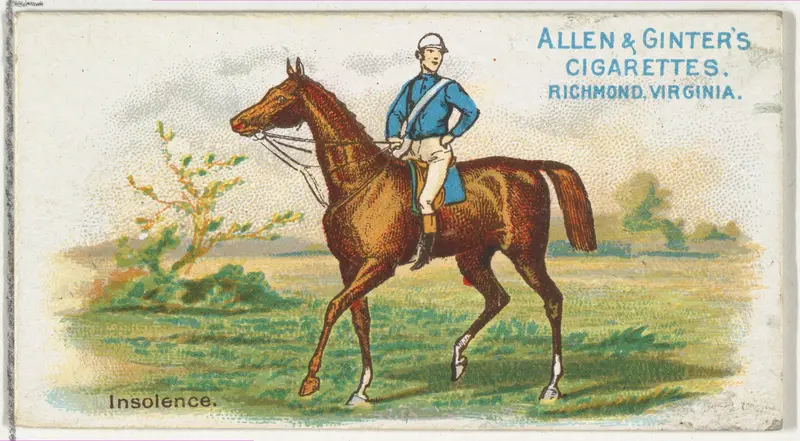 Insolence, from The World's Racers series (N32) for Allen & Ginter Cigarettes Wall Art by Allen & Ginter - High-Resolution Digital Print