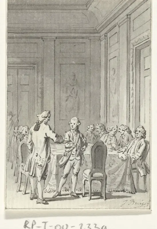 Installatie van Willem V als stadhouder in de Staten Generaal, 8 maart 1766 Wall Art by Unknown - High-Resolution Digital Print