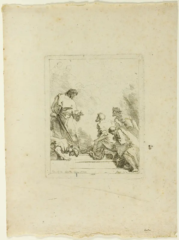 Institution of the Eucharist Wall Art by Jean Honoré Fragonard - High-Resolution Digital Print