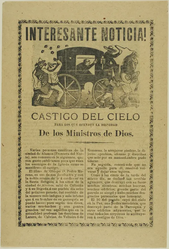 Interesting News Wall Art by José Guadalupe Posada - High-Resolution Digital Print
