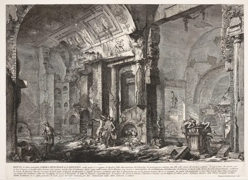 Interieur graftombe Arruntius familie Wall Art by Unknown - High-Resolution Digital Print