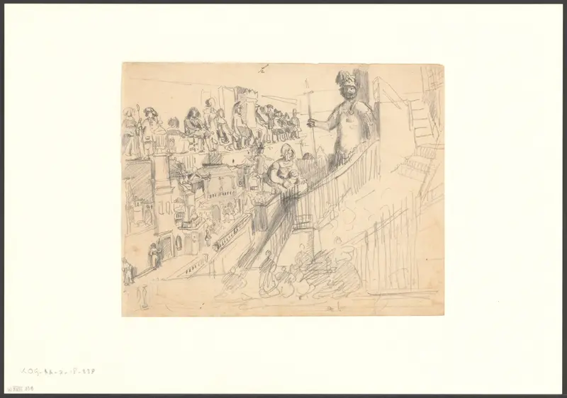 Interieur van de Beeldenzaal in het Oude Doolhof Wall Art by Willem Hekking jr. - High-Resolution Digital Print