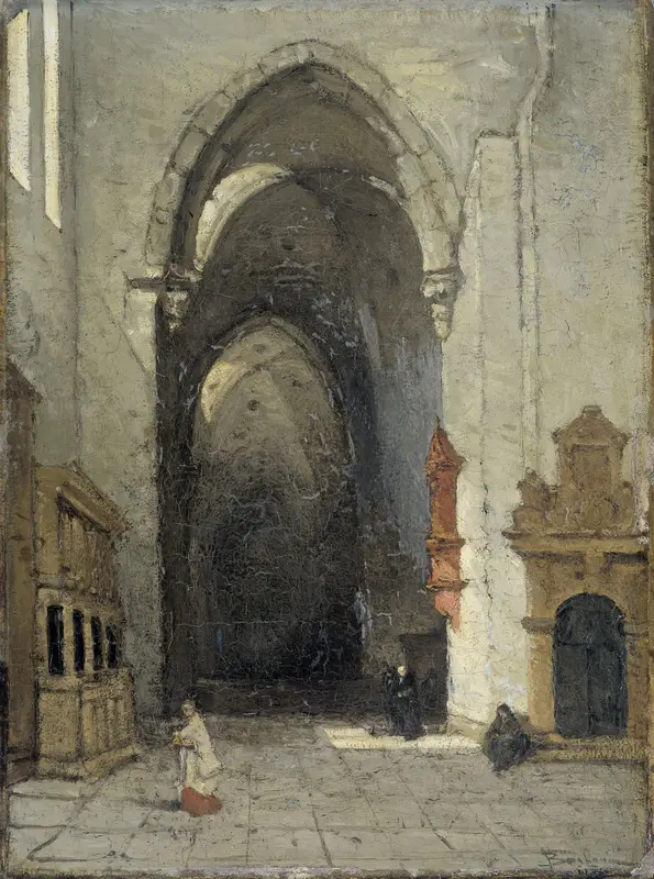 Interieur van de Domkerk te Trier Wall Art by Johannes Bosboom - High-Resolution Digital Print