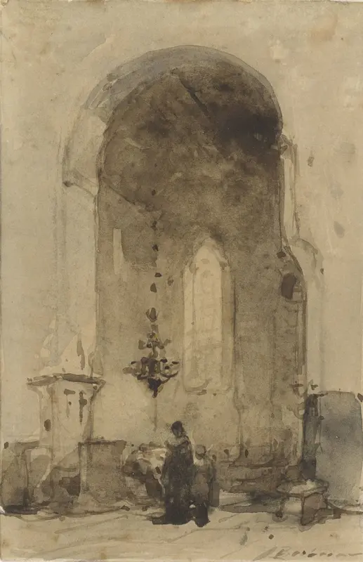 Interieur van de Geertekerk in Utrecht Wall Art by Unknown - High-Resolution Digital Print