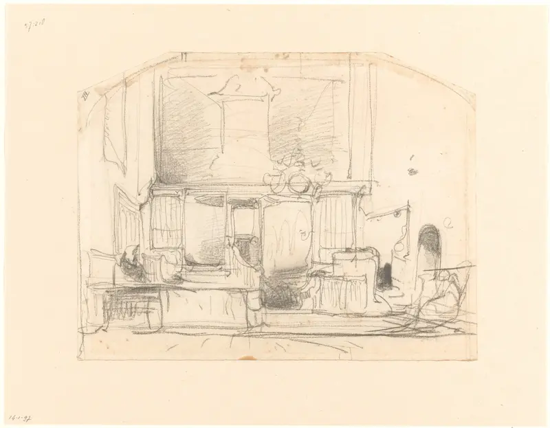 Interieur van de Geertekerk te Utrecht Wall Art by Johannes Bosboom - High-Resolution Digital Print