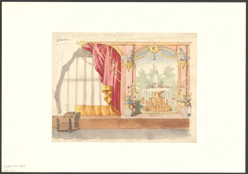 Interieur van de Grand Salon van Grader Wall Art by Unknown - High-Resolution Digital Print