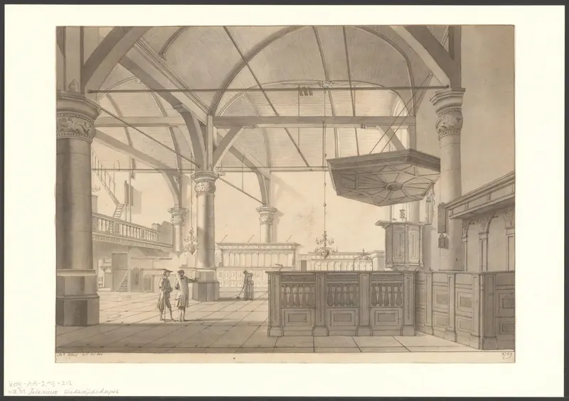Interieur van de Oudezijdskapel Wall Art by Unknown - High-Resolution Digital Print