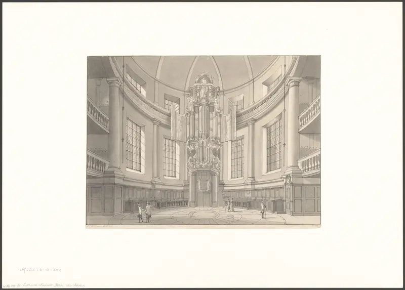 Interieur van de Ronde Lutherse Kerk Wall Art by Unknown - High-Resolution Digital Print