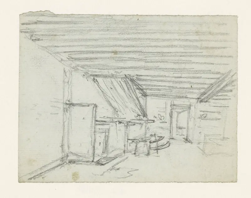 Interieur van een boerderij Wall Art by Georges Michel - High-Resolution Digital Print