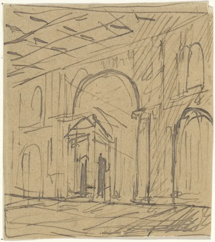 Interieur van een kerk (Rome?) Wall Art by Thomas Cool - High-Resolution Digital Print