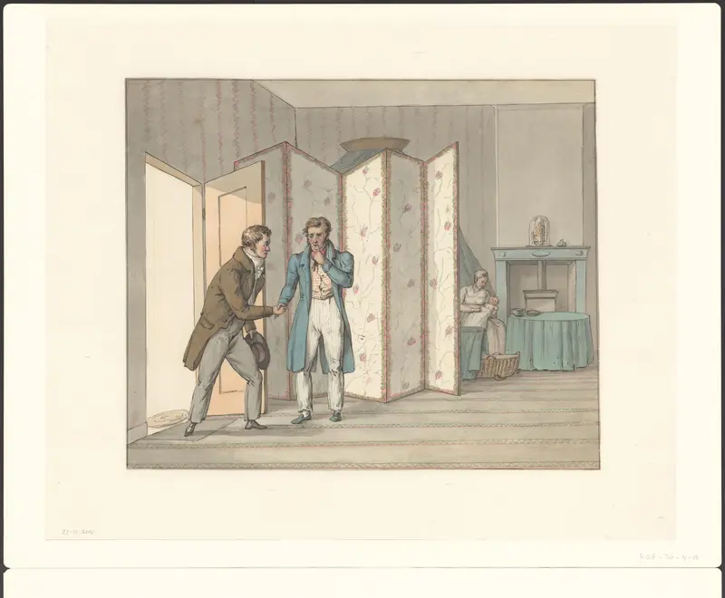 Interieur van een kraamkamer Wall Art by Unknown - High-Resolution Digital Print