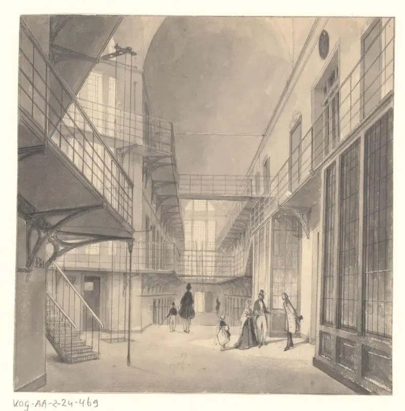 Interieur van het Huis van Bewaring Wall Art by Unknown - High-Resolution Digital Print