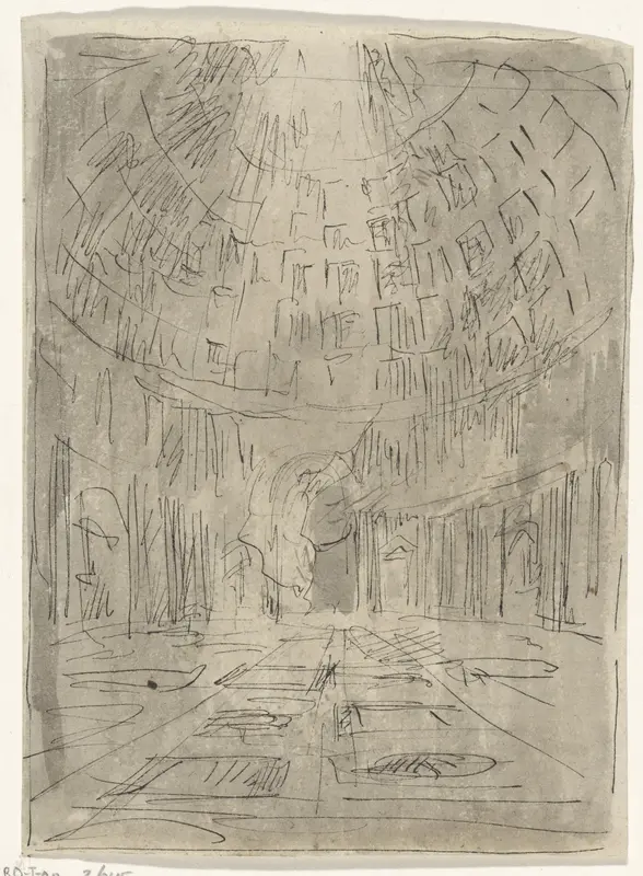 Interieur van het Pantheon Wall Art by Thomas Cool - High-Resolution Digital Print