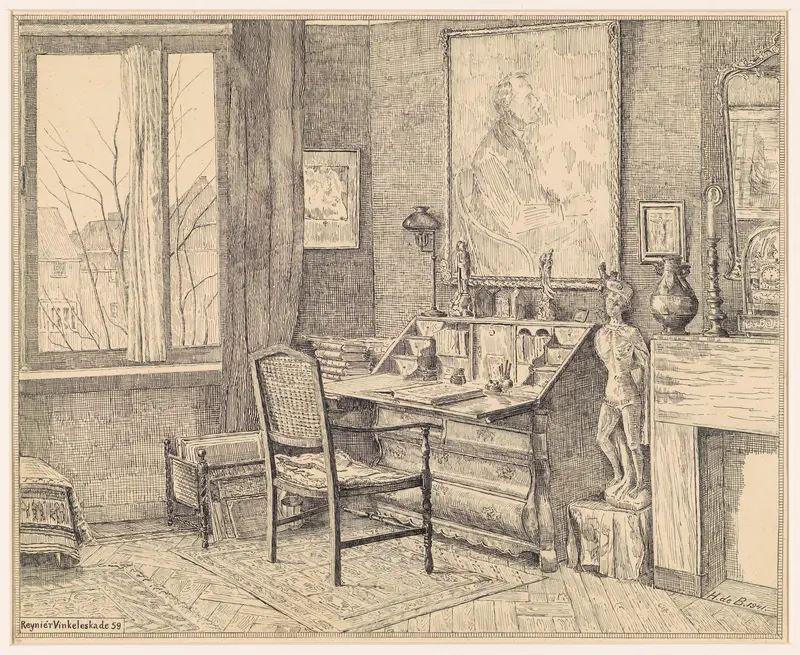 Interieur van mevrouw Johanna Henriëtte Besier Wall Art by Unknown - High-Resolution Digital Print