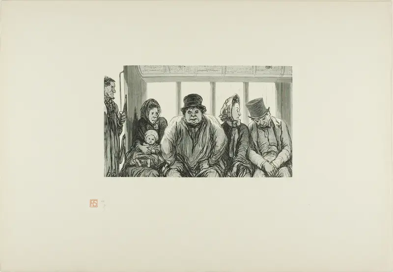 Interior of a Bus Wall Art by Charles Maurand - High-Resolution Digital Print