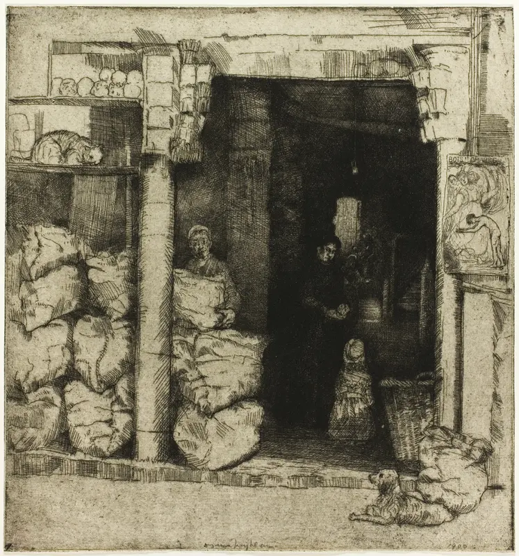 Interior of a Coal Shop