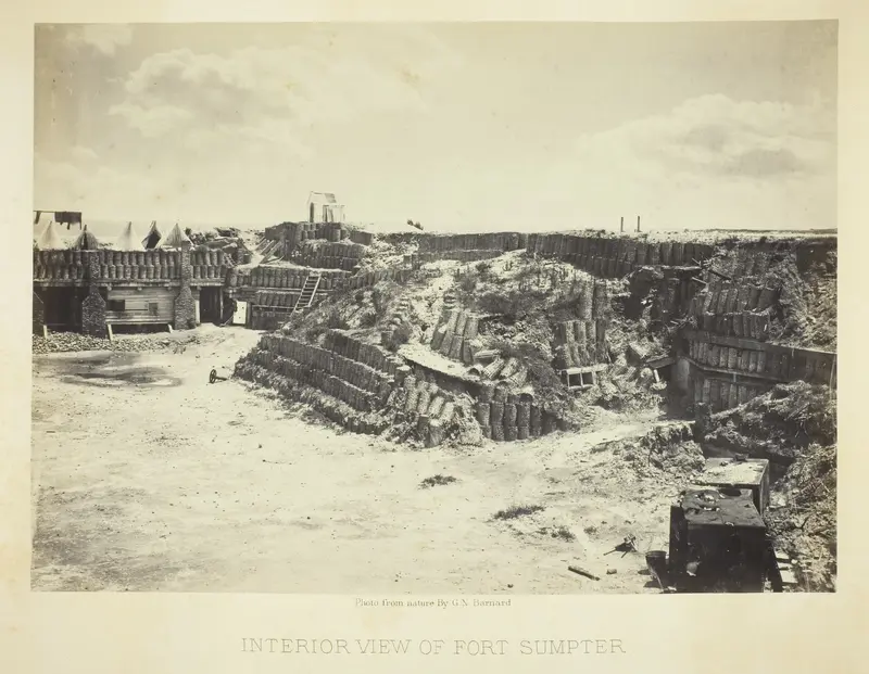 Interior View of Fort Sumpter