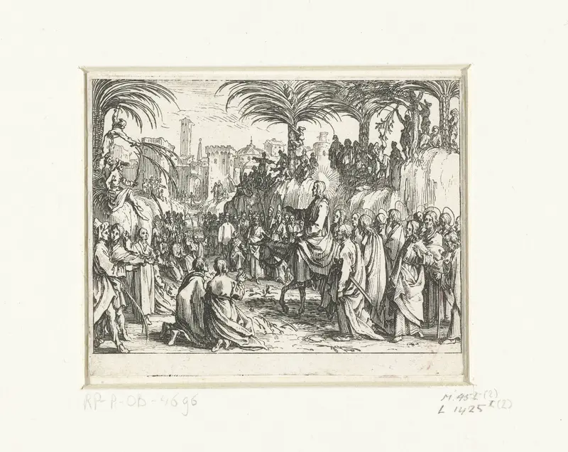 Intocht in Jerusalem Wall Art by Israël Henriet - High-Resolution Digital Print