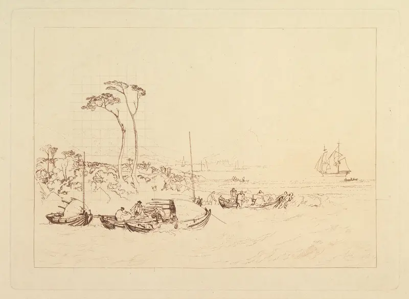 Inverary Castle and Town, Scotland (Liber Studiorum, part XIII) Wall Art by Joseph Mallord William Turner - High-Resolution Digital Print