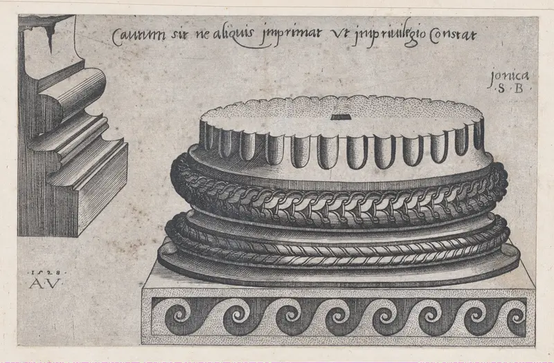 Ionic Base, from "Speculum Romanae Magnificentiae"
