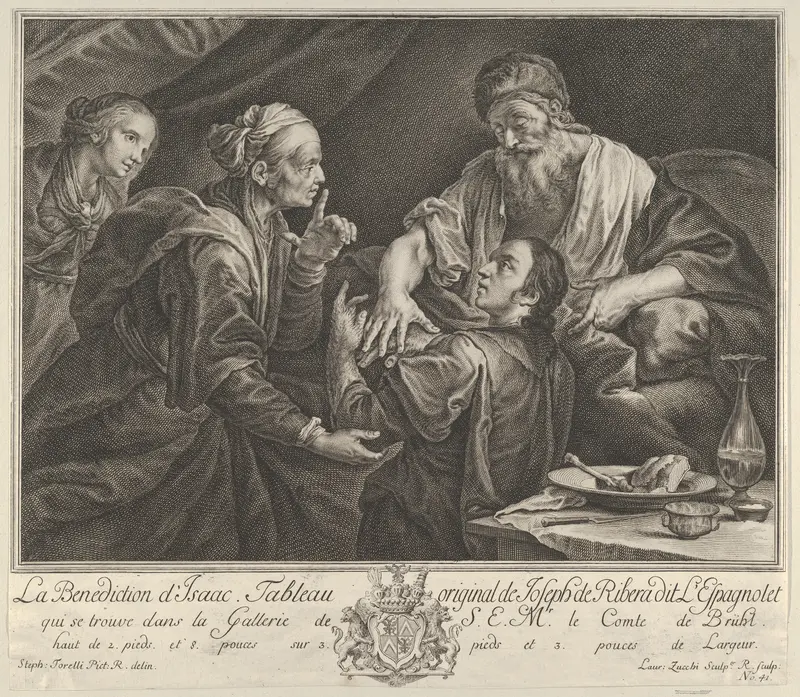 Isaac Blessing Jacob Wall Art by Lorenzo Zucchi - High-Resolution Digital Print