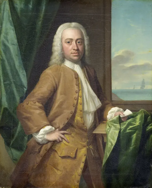 Isaac Parker (1702-55). Koopman te Middelburg Wall Art by Philip van Dijk - High-Resolution Digital Print