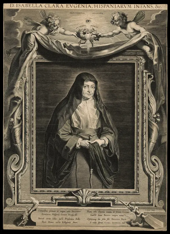 Isabella Clara Eugenia (1566-1633) Wall Art by Paul Pontius - High-Resolution Digital Print