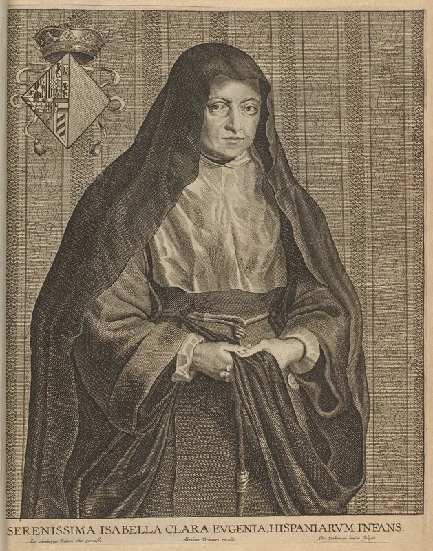 Isabella Clara Eugenia Wall Art by Abraham Verhouven - High-Resolution Digital Print
