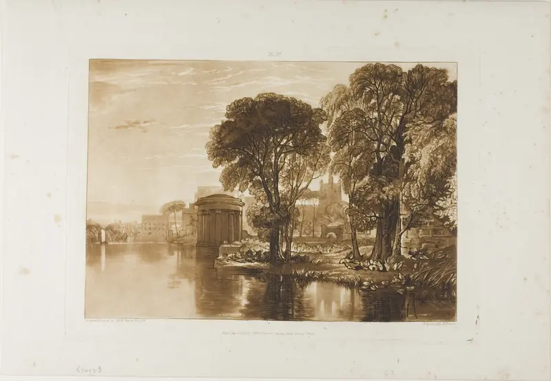 Isleworth, plate 63 from Liber Studiorum
