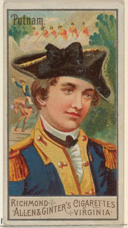 Israel Putnam, from the Great Generals series (N15) for Allen & Ginter Cigarettes Brands Wall Art by Allen & Ginter - High-Resolution Digital Print