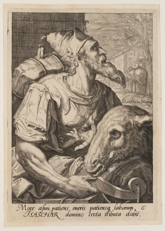 Issachar, from The Twelve Sons of Jacob Wall Art by Jacob de Gheyn, II - High-Resolution Digital Print