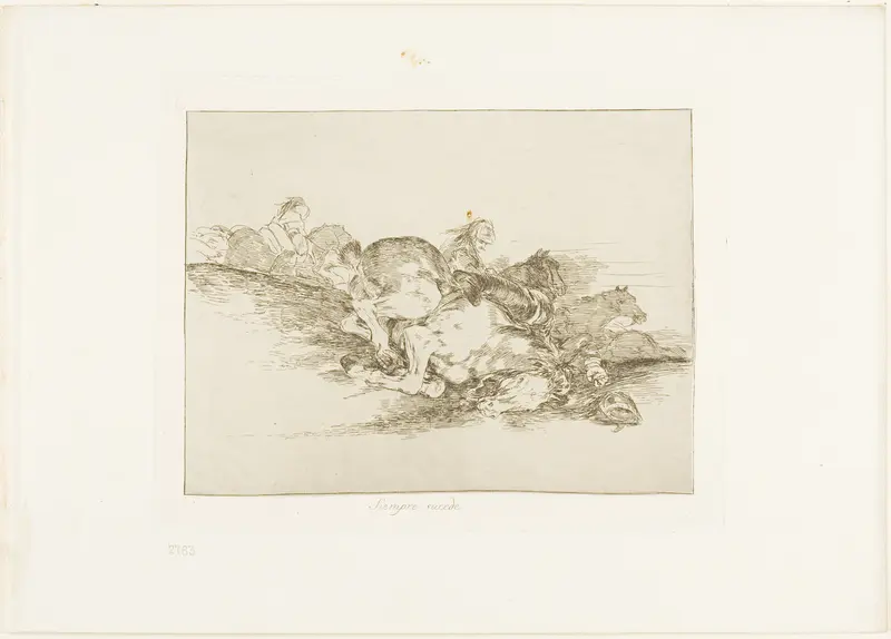 It Always Happens, plate eight from The Disasters of War