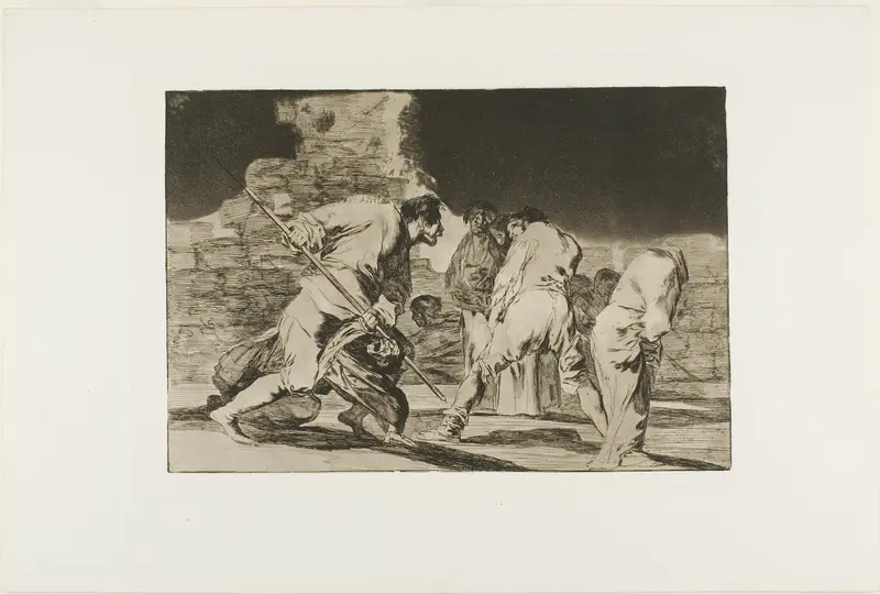 It is Amazing - and We were Made by God, plate six from Los Proverbios Wall Art by Francisco José de Goya y Lucientes - High-Resolution Digital Print