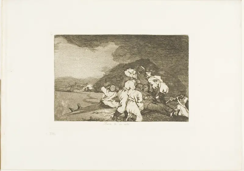 It Serves You Right, plate six from The Disasters of War