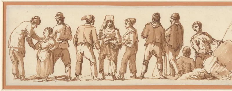 Italiaanse volkstypes Wall Art by Victor Jean Nicolle - High-Resolution Digital Print