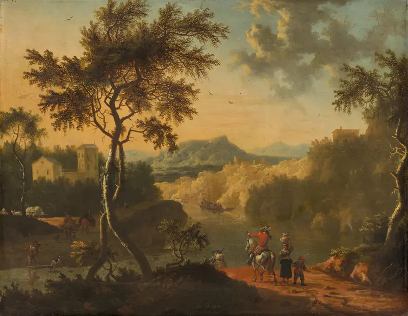 Italian Landscape Wall Art by Unknown - High-Resolution Digital Print
