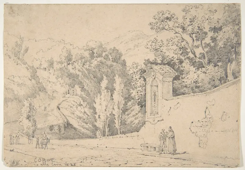 Italian Landscape Wall Art by Anonymous, French, 19th century - High-Resolution Digital Print