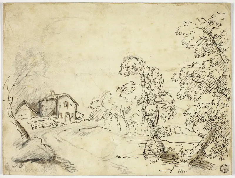 Italianate Landscape Wall Art by Style of John Skippe - High-Resolution Digital Print
