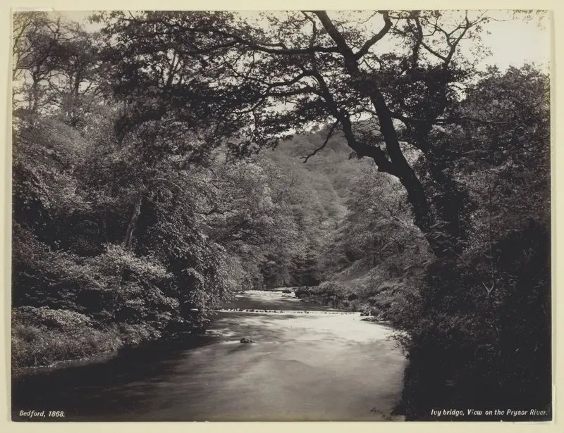 Ivy Bridge, View on the Prysor River Wall Art by Francis Bedford - High-Resolution Digital Print