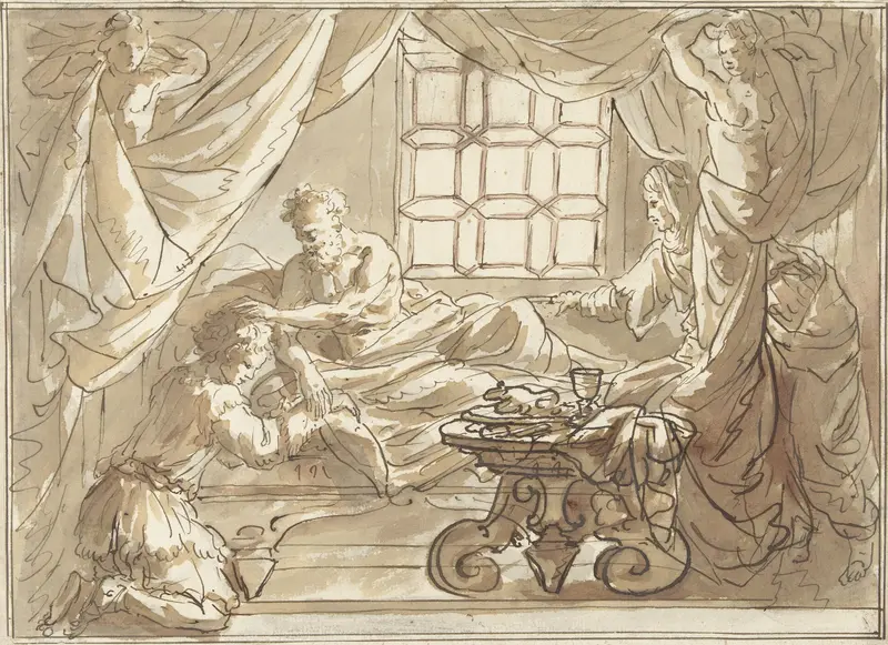 Izaäk zegent Jakob Wall Art by Elias van Nijmegen - High-Resolution Digital Print
